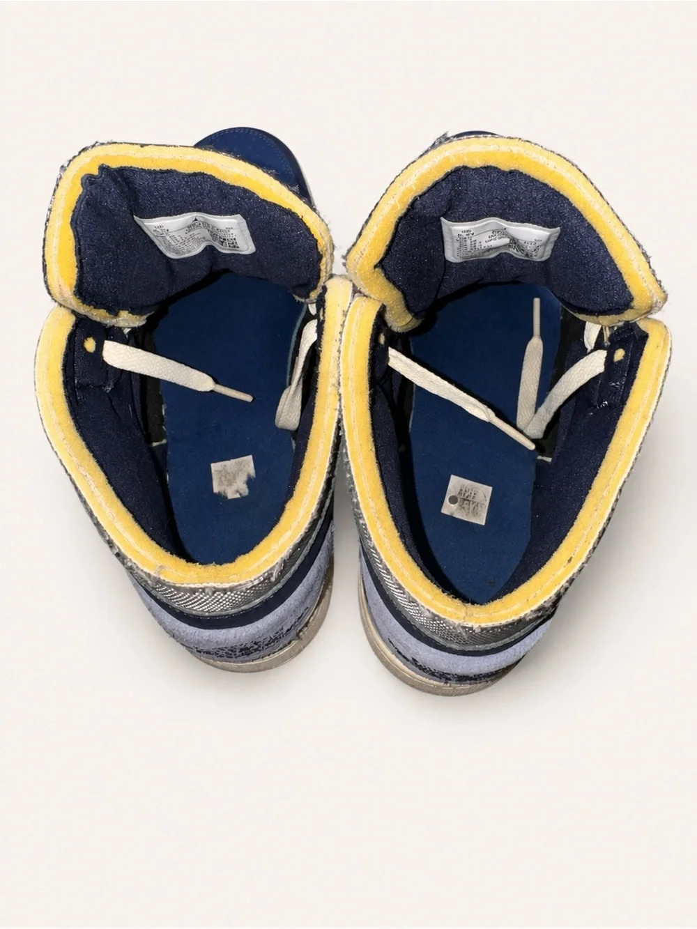 Nike Air Jordan Style High-Top Sneakers - Navy / Blue